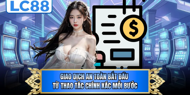 Giao dịch an toàn bắt đầu từ thao tác chính xác mỗi bước